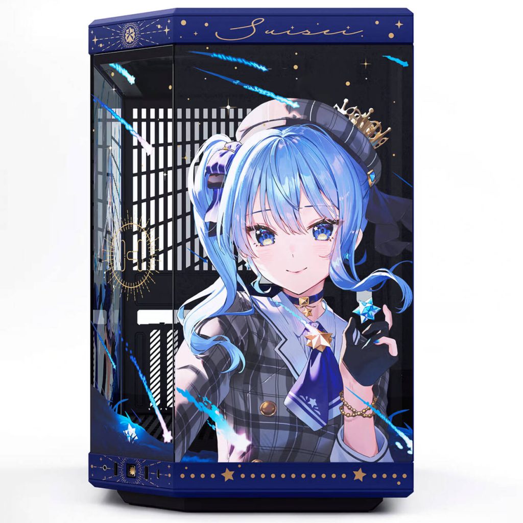 HYTE Y70 Suisei Edition PC Case, Mid Tower, E-ATX, Tempered Glass - Blue