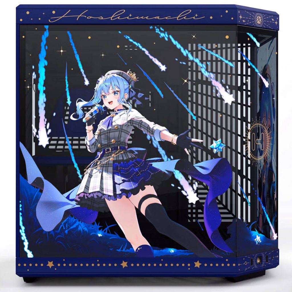 HYTE Y70 Suisei Edition PC Case, Mid Tower, E-ATX, Tempered Glass - Blue