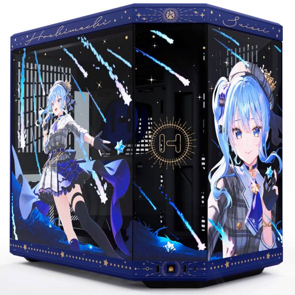HYTE Y70 Suisei Edition PC Case, Mid Tower, E-ATX, Tempered Glass – Blue
