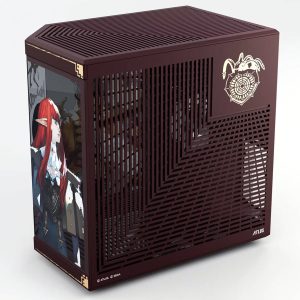HYTE Y70 Metaphor: ReFantazio PC Case, Mid-Tower, E-ATX, Tempered Glass - Bordeaux Red : image 5