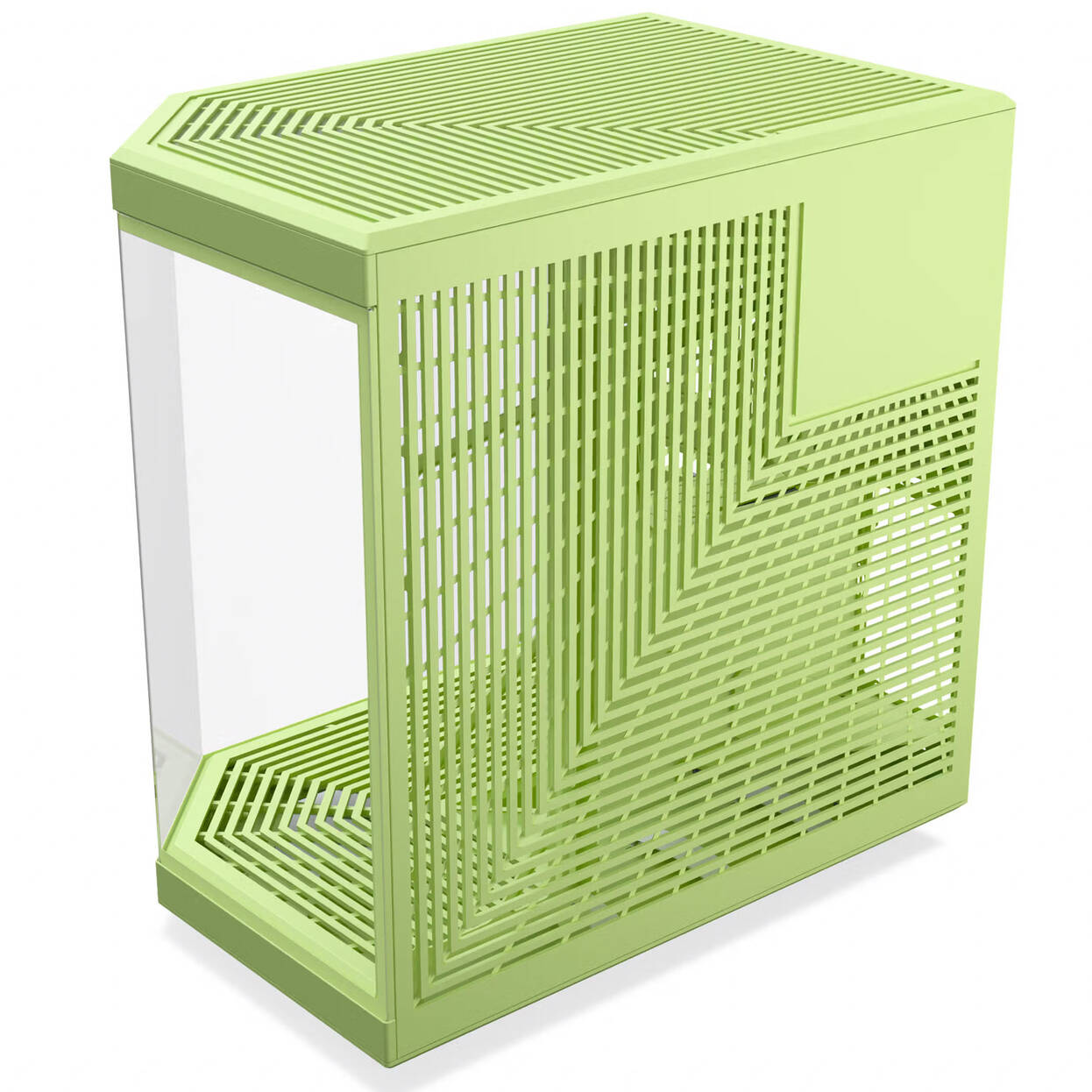 HYTE Y70 PC Case, Mid Tower, E-ATX, Tempered Glass - matcha milk