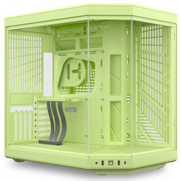 HYTE Y70 PC Case, Mid Tower, E-ATX, Tempered Glass – matcha milk