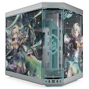 HYTE Y70 Firefly Japan Edition PC Case, Mid-Tower, E-ATX Tempered Glass - Silver