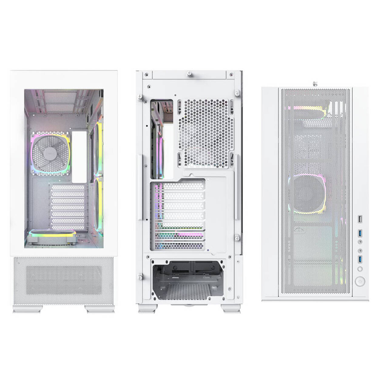 Montech SKY TWO, Mid Tower - White