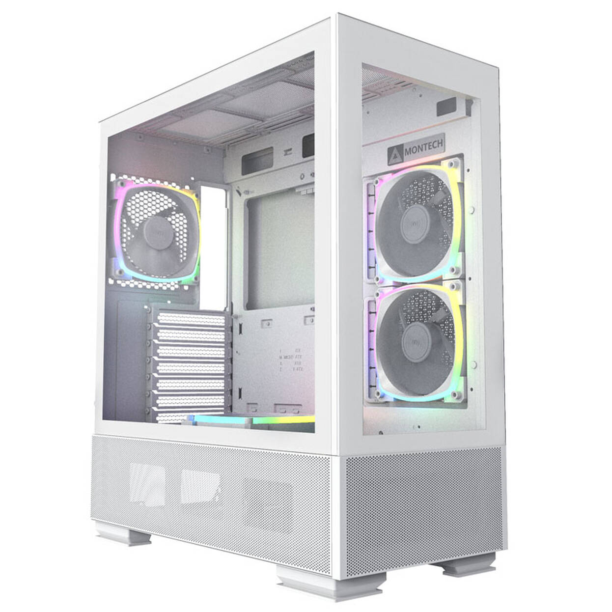 Montech SKY TWO, Mid Tower - White
