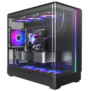 Montech KING 15 PRO PC Case, Mini Case, mATX, Tempered Glass, RGB - black