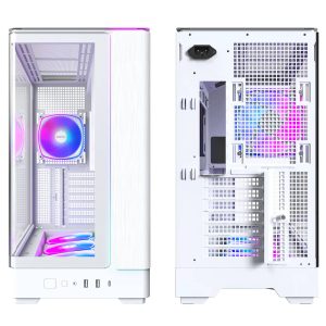 Montech KING 45 PRO PC Case, Mid Tower, ATX, Tempered Glass, RGB - white