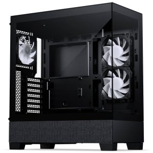 Phanteks XT View Matrix PC Case, Mid-Tower, E-ATX, Tempered Glass, Matrix LED - Black