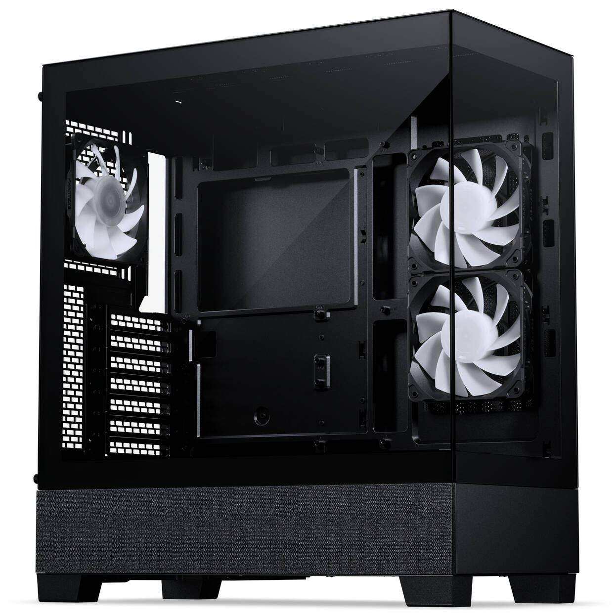 Phanteks XT View Matrix PC Case, Mid-Tower, E-ATX, Tempered Glass, Matrix LED - Black