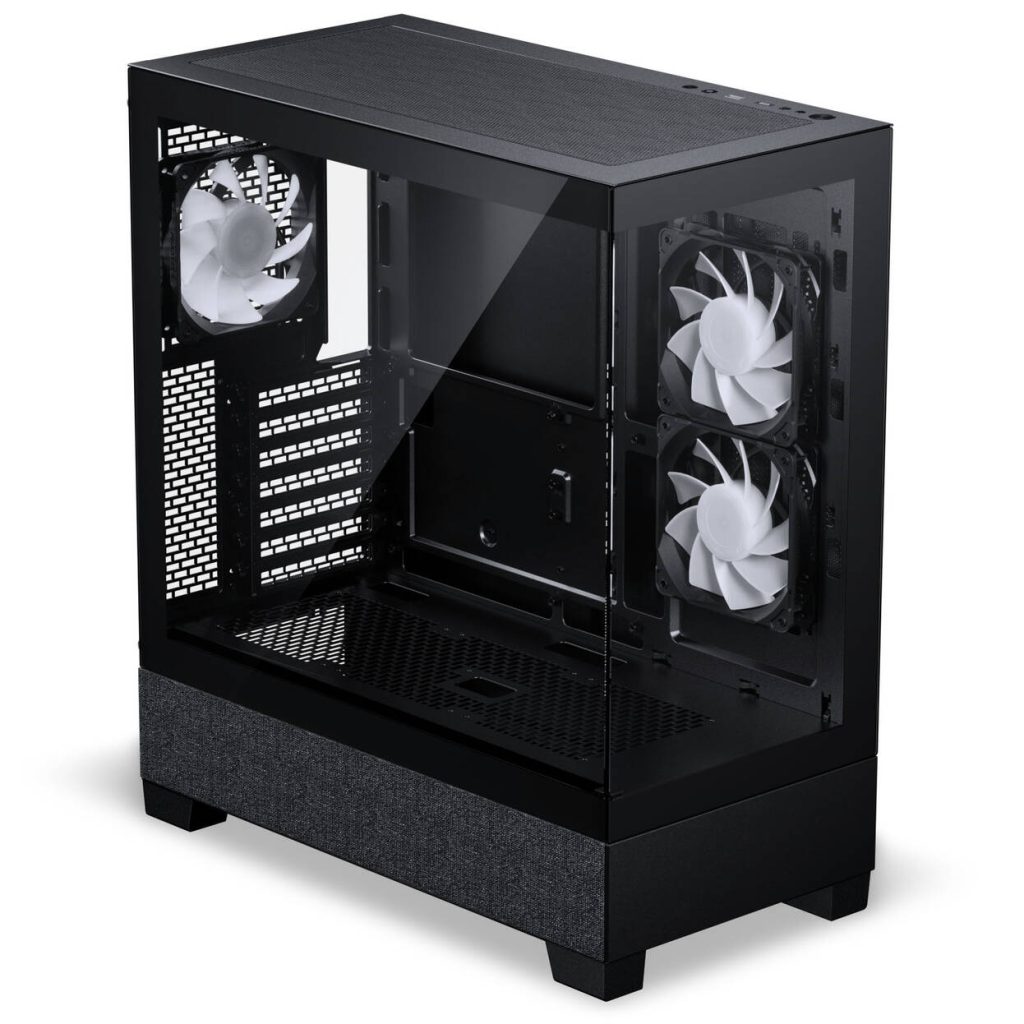 Phanteks XT View Matrix PC Case, Mid-Tower, E-ATX, Tempered Glass, Matrix LED - Black