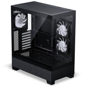 Phanteks XT View Matrix PC Case, Mid-Tower, E-ATX, Tempered Glass, Matrix LED - Black