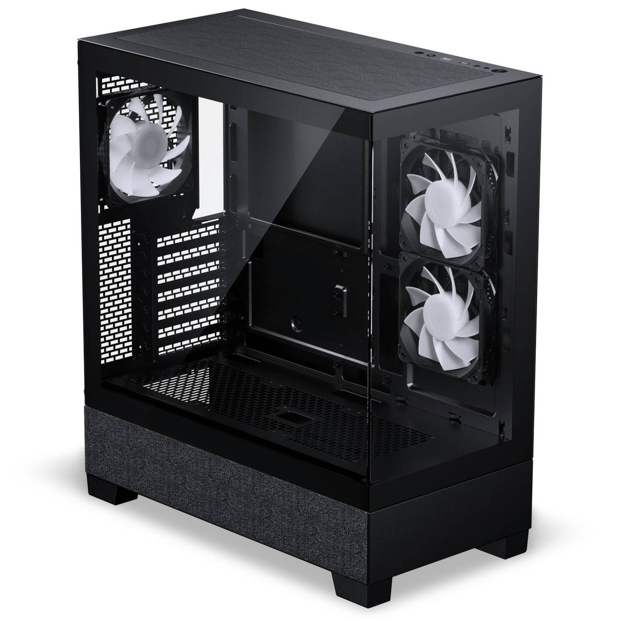 Phanteks XT View Matrix PC Case, Mid-Tower, E-ATX, Tempered Glass, Matrix LED - Black
