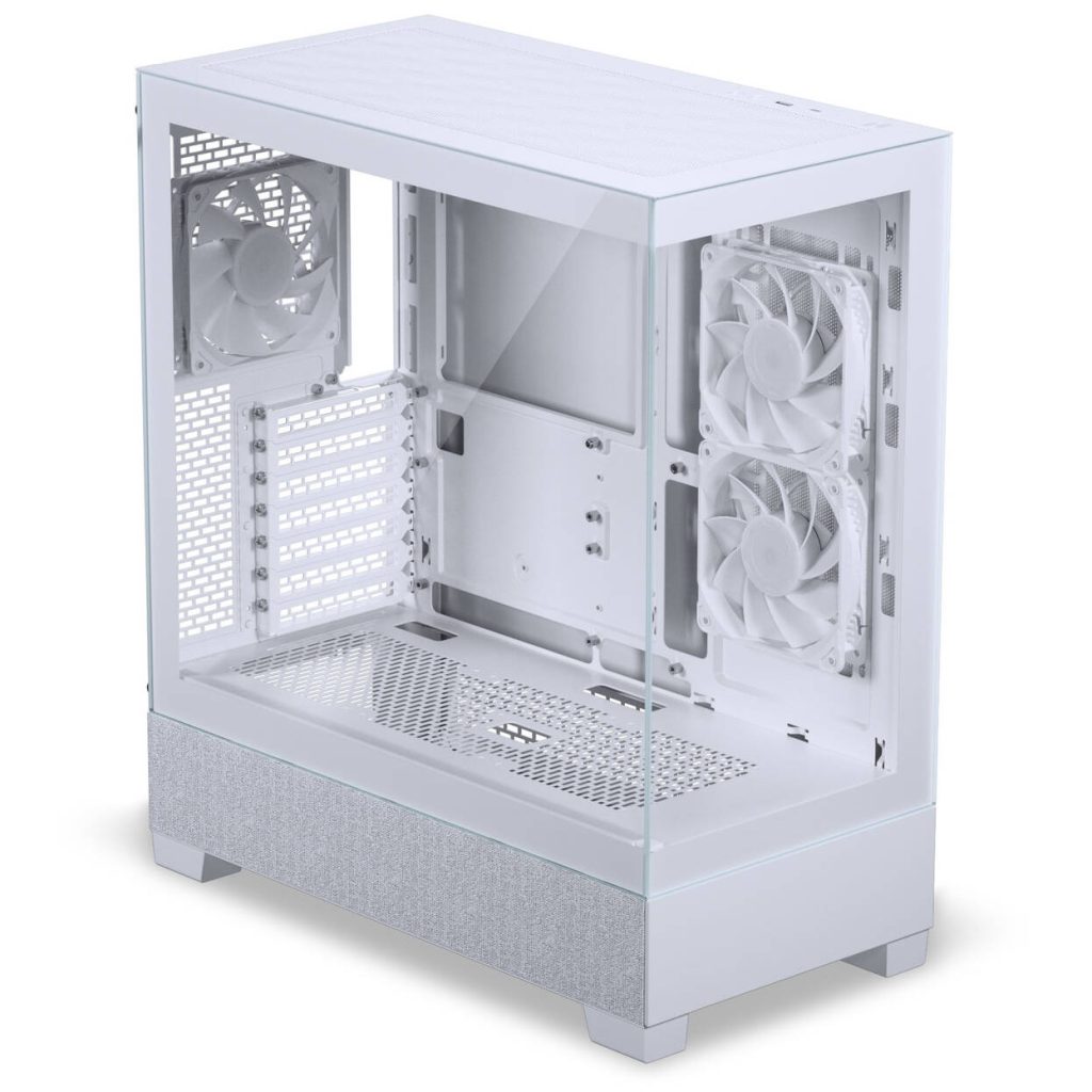 Phanteks XT View Matrix PC Case, Mid-Tower, E-ATX, Tempered Glass, Matrix LED - White