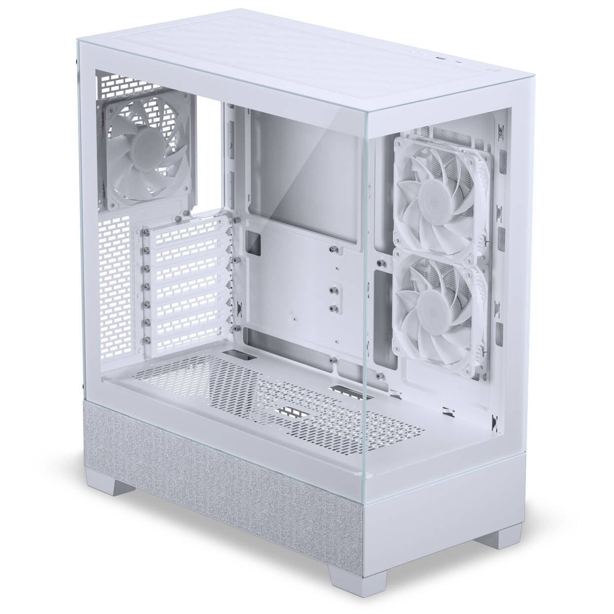 Phanteks XT View Matrix PC Case, Mid-Tower, E-ATX, Tempered Glass, Matrix LED - White