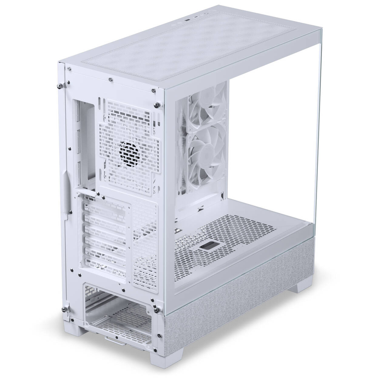 Phanteks XT View Matrix PC Case, Mid-Tower, E-ATX, Tempered Glass, Matrix LED - White