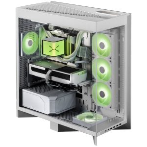 TRYX LUCA L70 PC Case, Mid-Tower, E-ATX, Tempered Glass – White : image 2