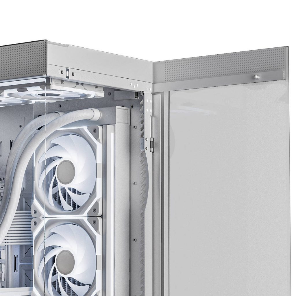 TRYX LUCA L70 PC Case, Mid-Tower, E-ATX, Tempered Glass – White : image 11