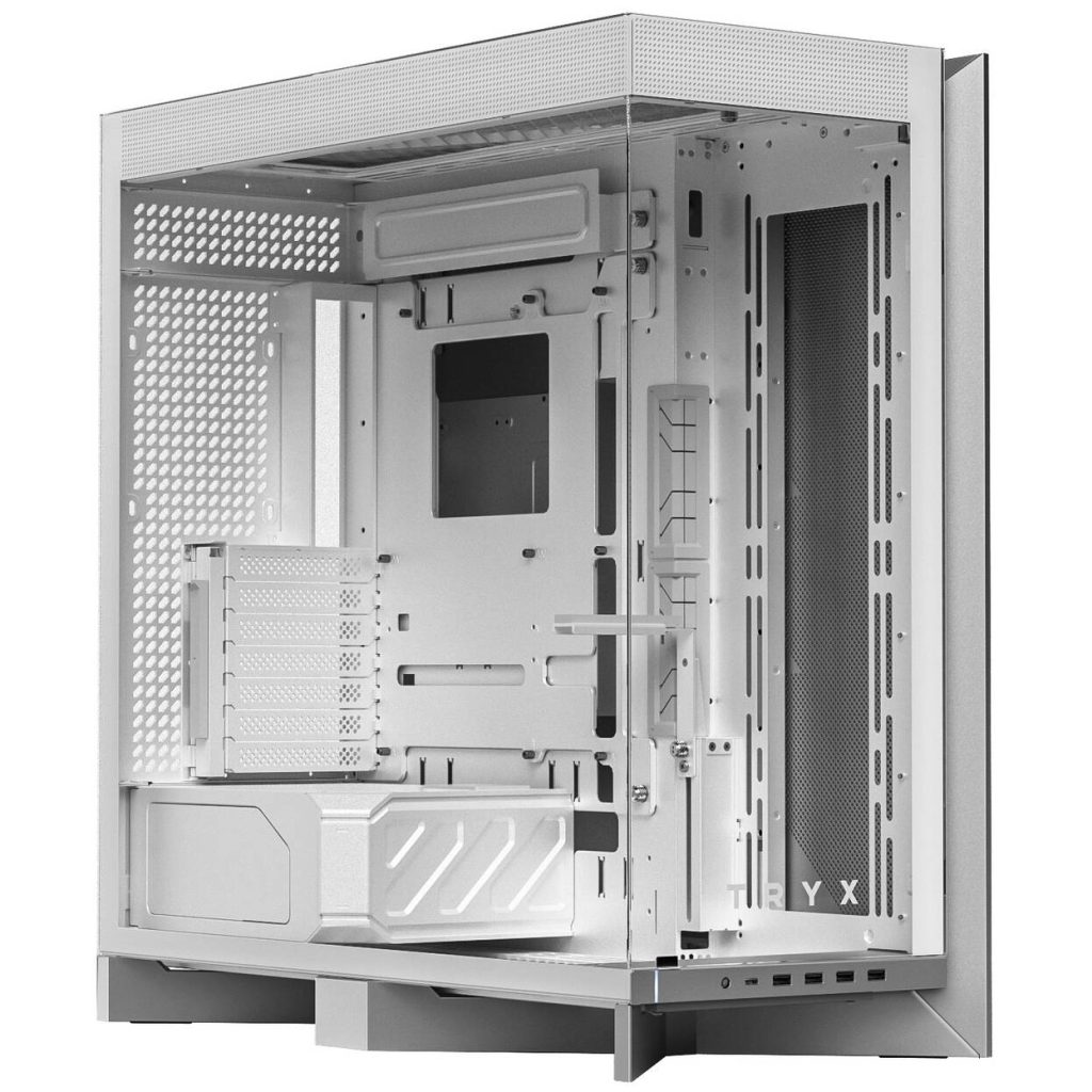 TRYX LUCA L70 PC Case, Mid-Tower, E-ATX, Tempered Glass – White : image 5