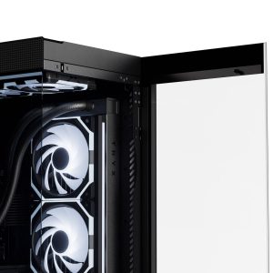 TRYX LUCA L70 PC Case, Mid-Tower, E-ATX, Tempered Glass – Black