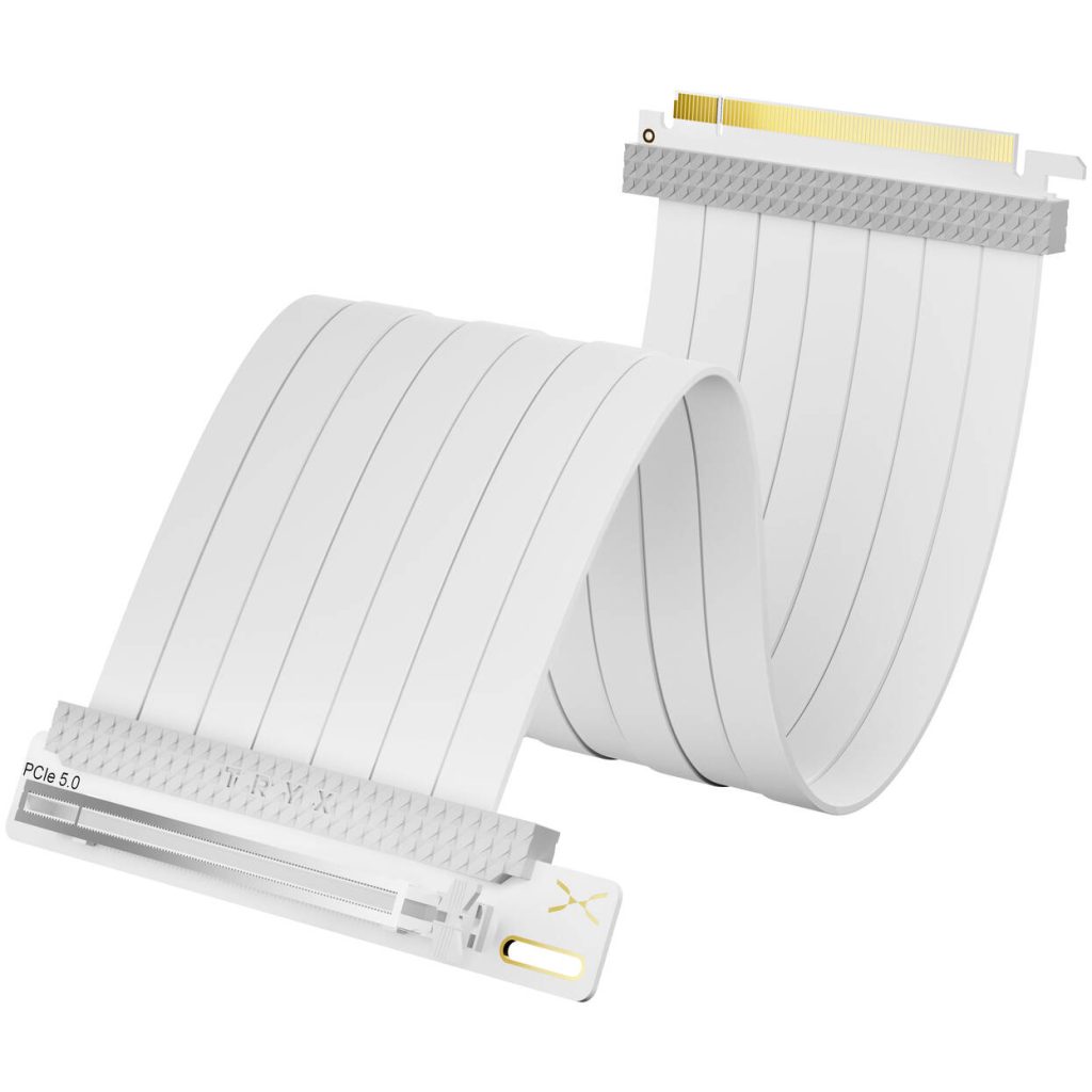 TRYX STRING PCIe 5.0 x16 Riser cable, 300mm - White - B-Grade