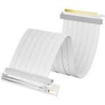 TRYX STRING PCIe 5.0 x16 Riser cabel, 300mm - White
