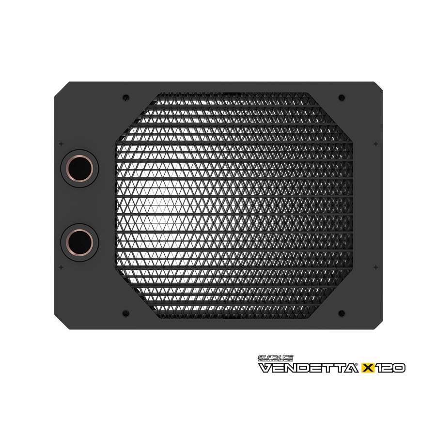 Black Ice Vendetta X120 Radiator - Omega Black