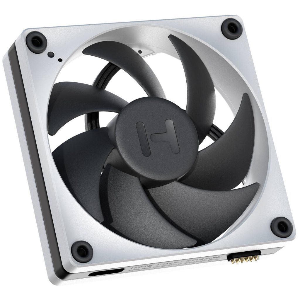 Hyte FP12 THICC Fan - 120mm, silver / black, triple-pack, with Nexus Portal NP50
