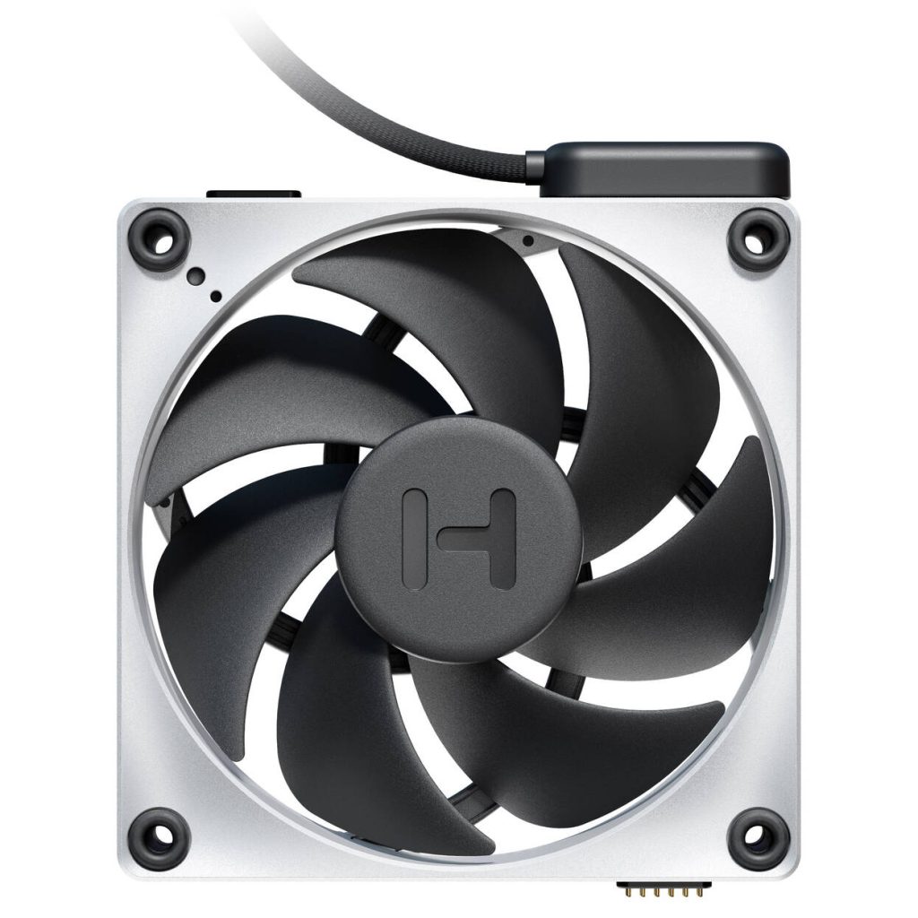 Hyte FP12 THICC Fan - 120mm, silver / black, triple-pack, with Nexus Portal NP50