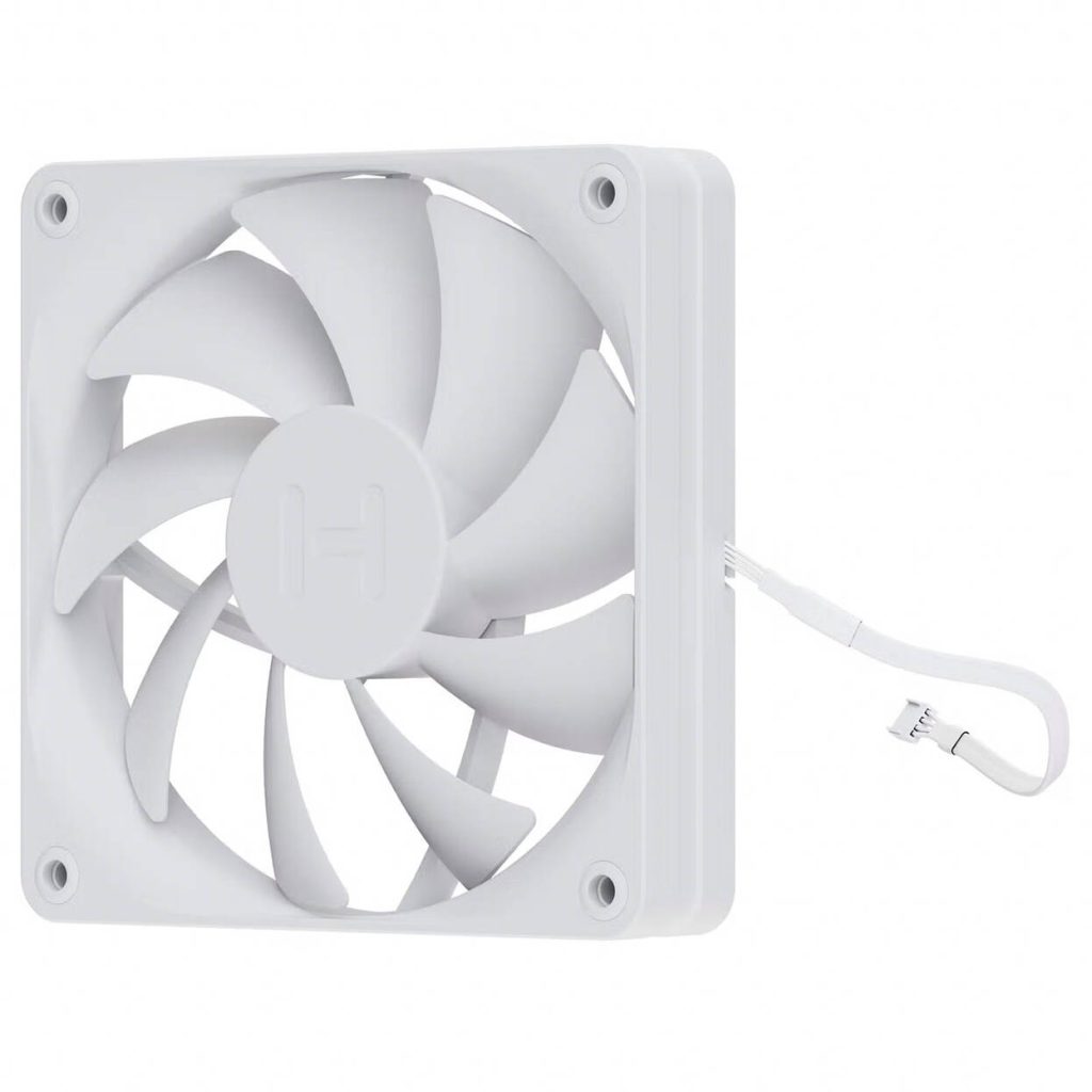 HYTE FA12 Fans, Pack of 4 - 120mm, Snow White