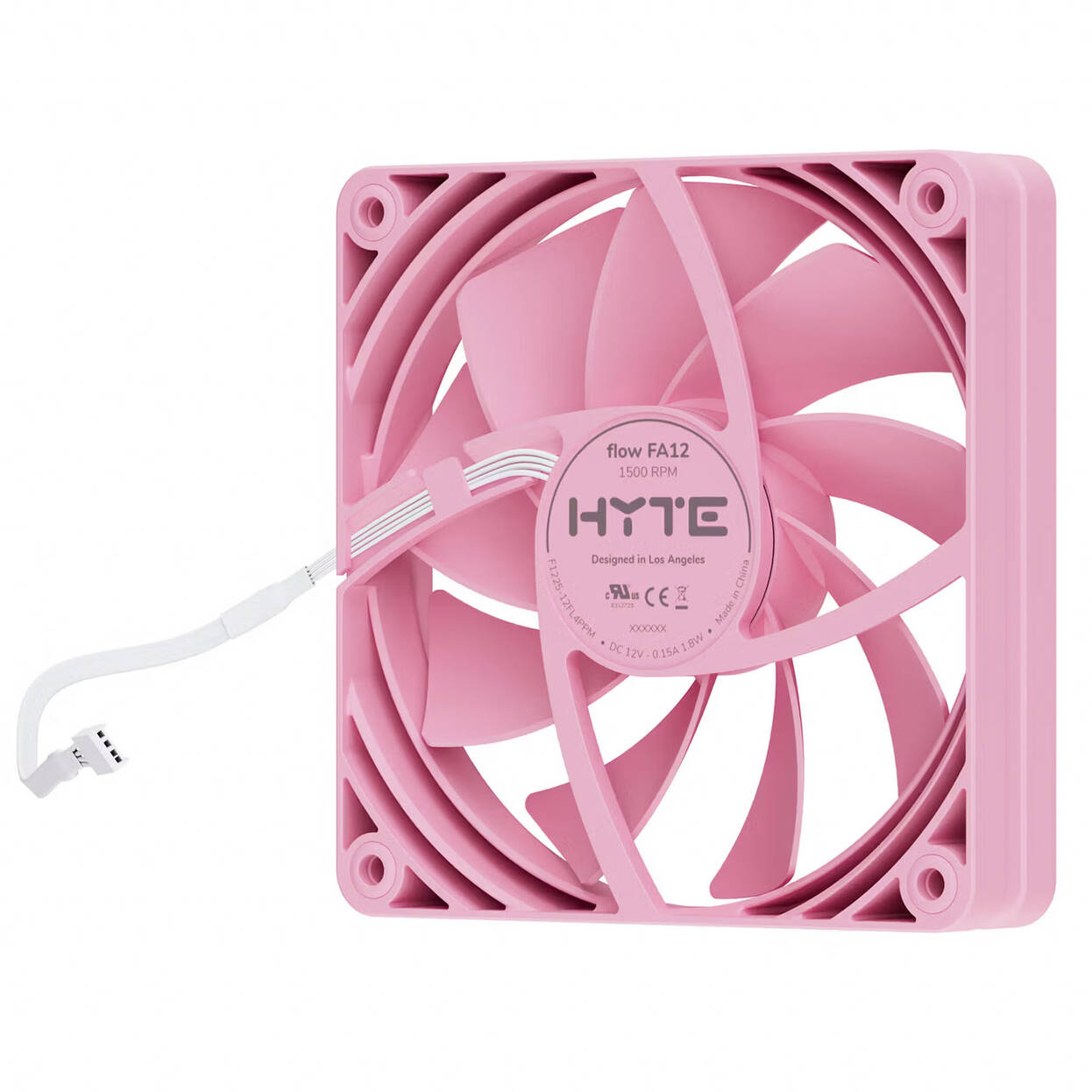 HYTE FA12 Fans, Pack of 4 - 120mm, Strawberry Milk