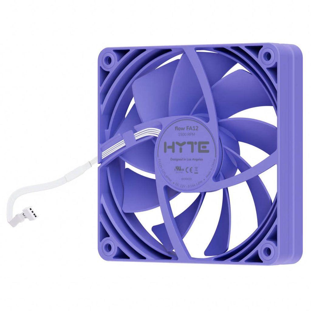 HYTE FA12 Fans, Pack of 4 - 120mm, Taro Milk