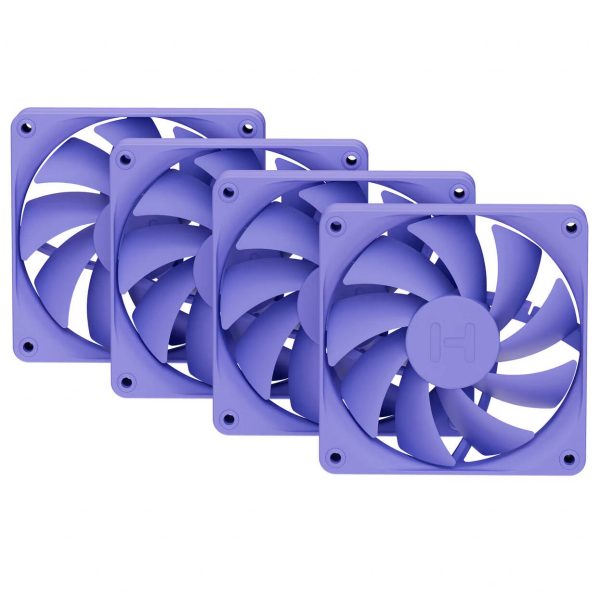 HYTE FA12 Fans, Pack of 4 – 120mm, Taro Milk