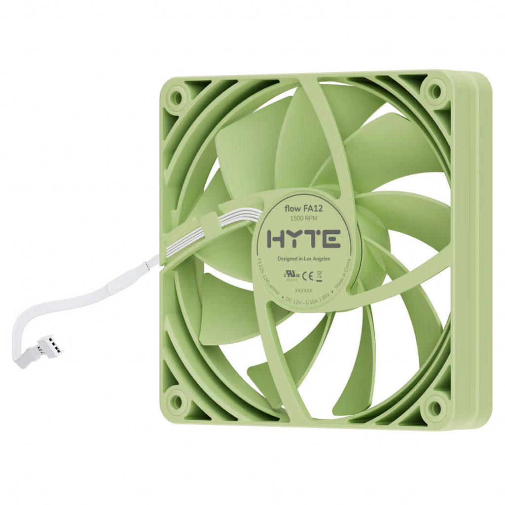 HYTE FA12 Fans, Pack of 4 - 120mm, Matcha Milk