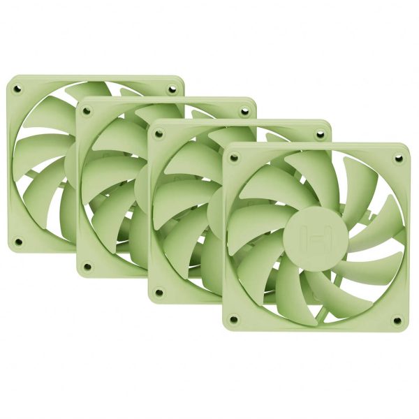HYTE FA12 Fans, Pack of 4 – 120mm, Matcha Milk