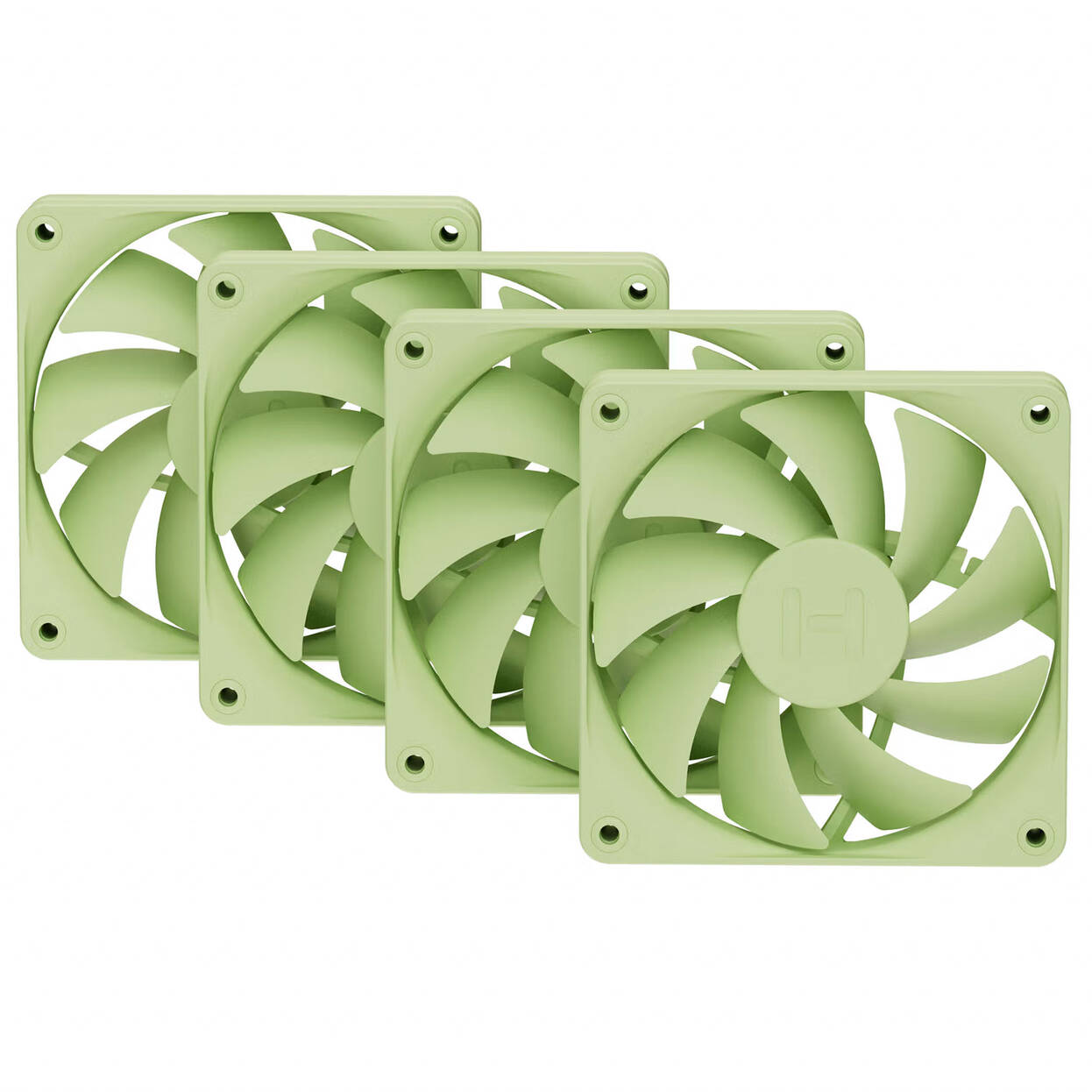HYTE FA12 Fans, Pack of 4 - 120mm, Matcha Milk