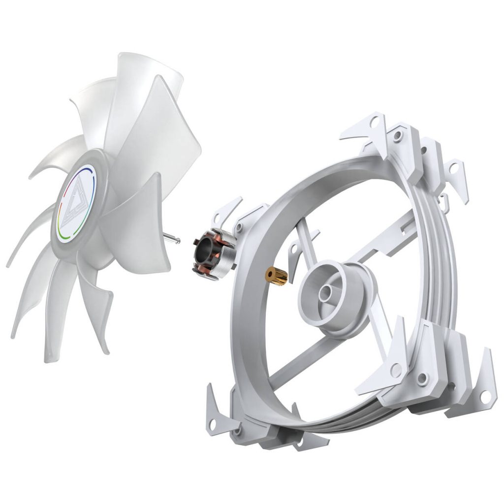 Montech HP140 PWM ARGB Fan - 140mm, white : image 3