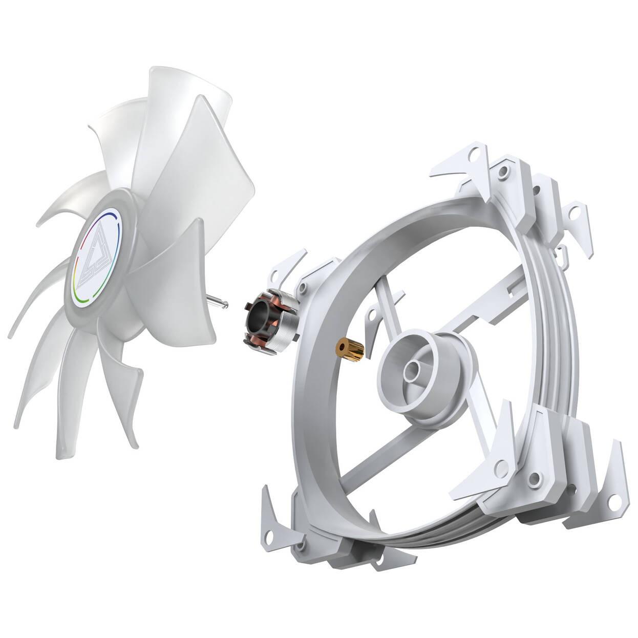 Montech HP140 PWM ARGB Fan - 140mm, white : image 3