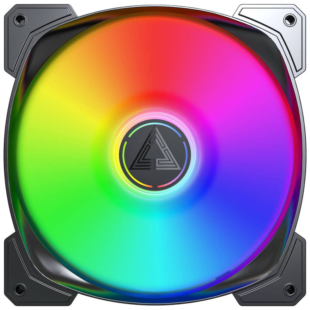 Montech HP140 PWM ARGB Fan, 3-Pack - 140mm, black : image 3