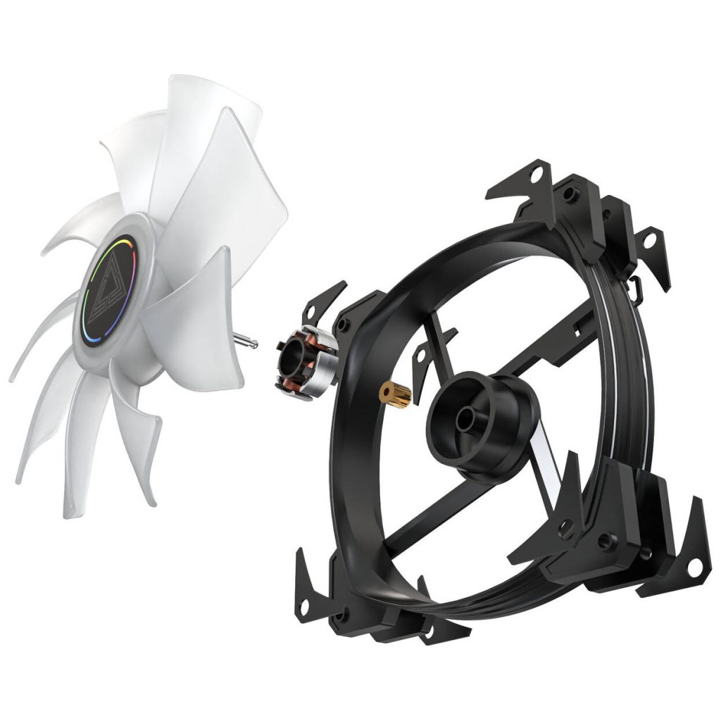 Montech HP140 PWM ARGB Fan, 3-Pack - 140mm, black : image 4