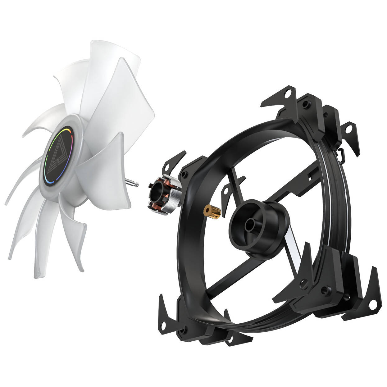Montech HP140 PWM ARGB Fan, 3-Pack - 140mm, black : image 4