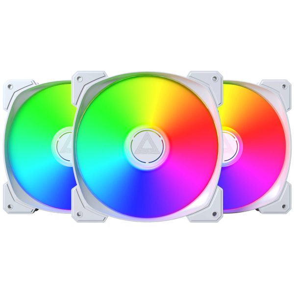 Montech HP140 PWM ARGB Fan, 3-pack – 140mm, white