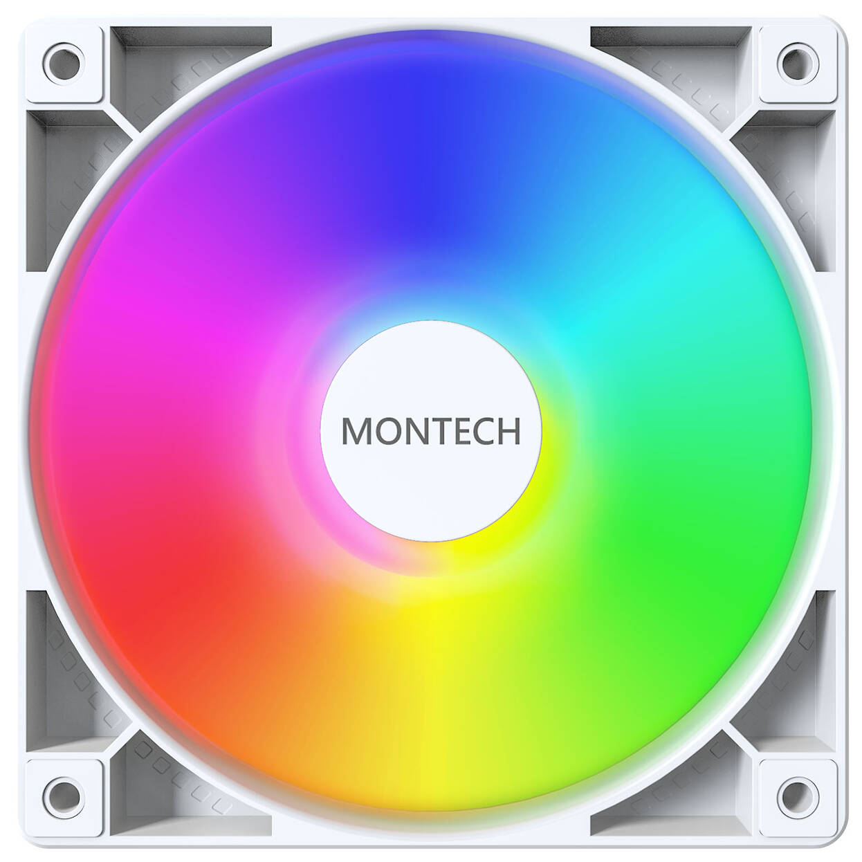 Montech GF120 PWM ARGB Fan - 120mm, White