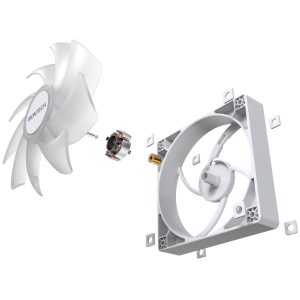 Montech GF120 PWM ARGB Fan - 120mm, White