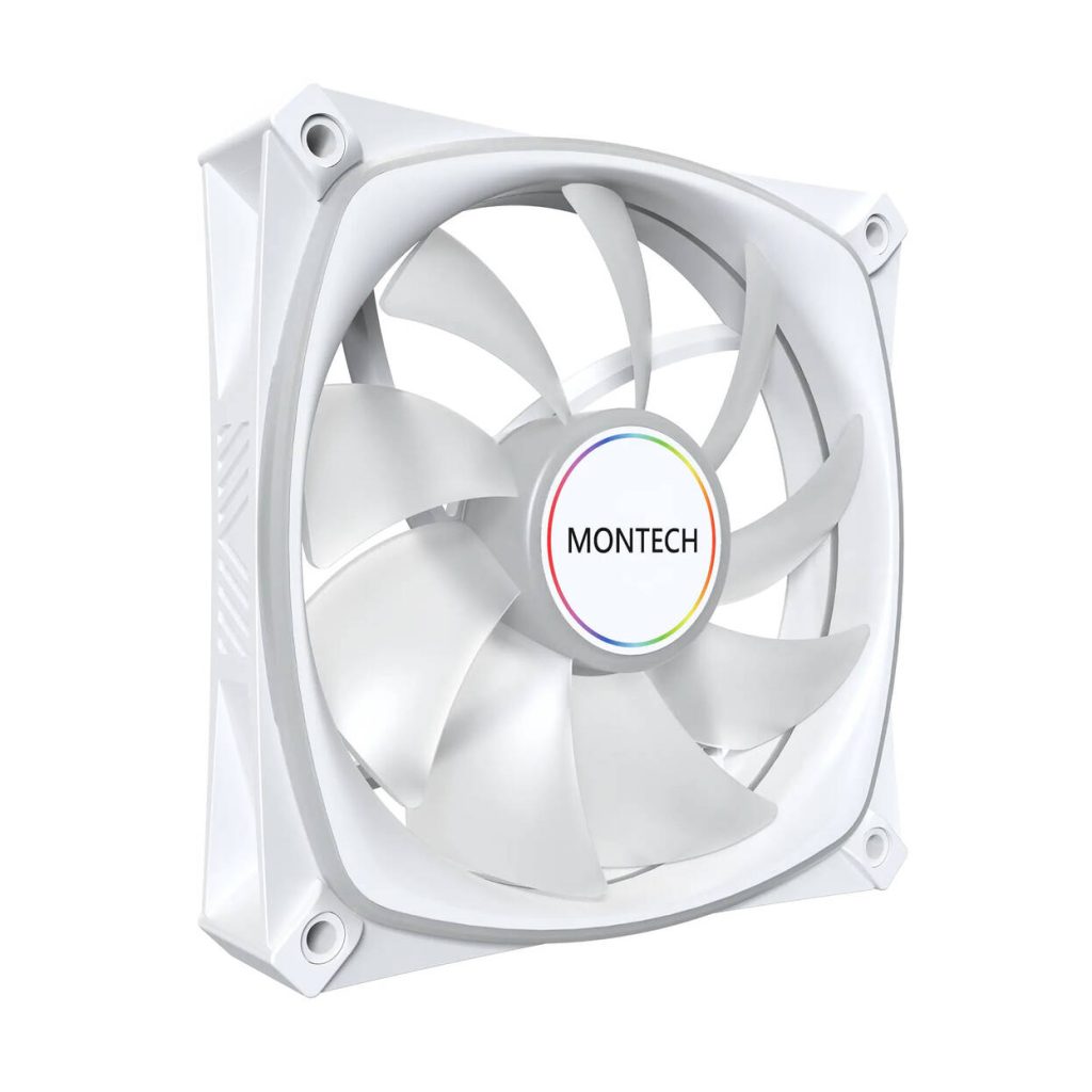 Montech AX120 PRO PWM Fan, DRGB - 120mm, white
