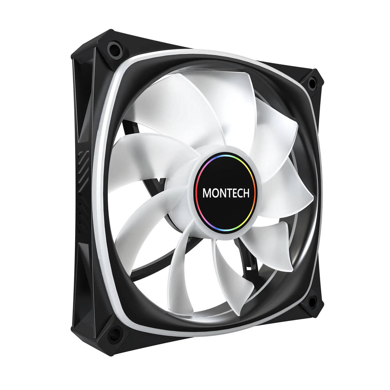 Montech RX120 PRO PWM Reverse Fan, ARGB - 120mm, black