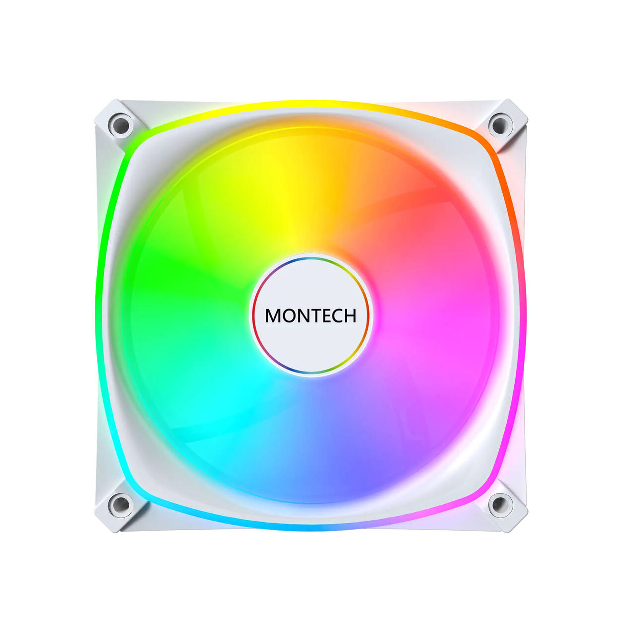 Montech RX120 PRO PWM Reverse Fan, ARGB - 3-Pack, 120mm, white : image 3
