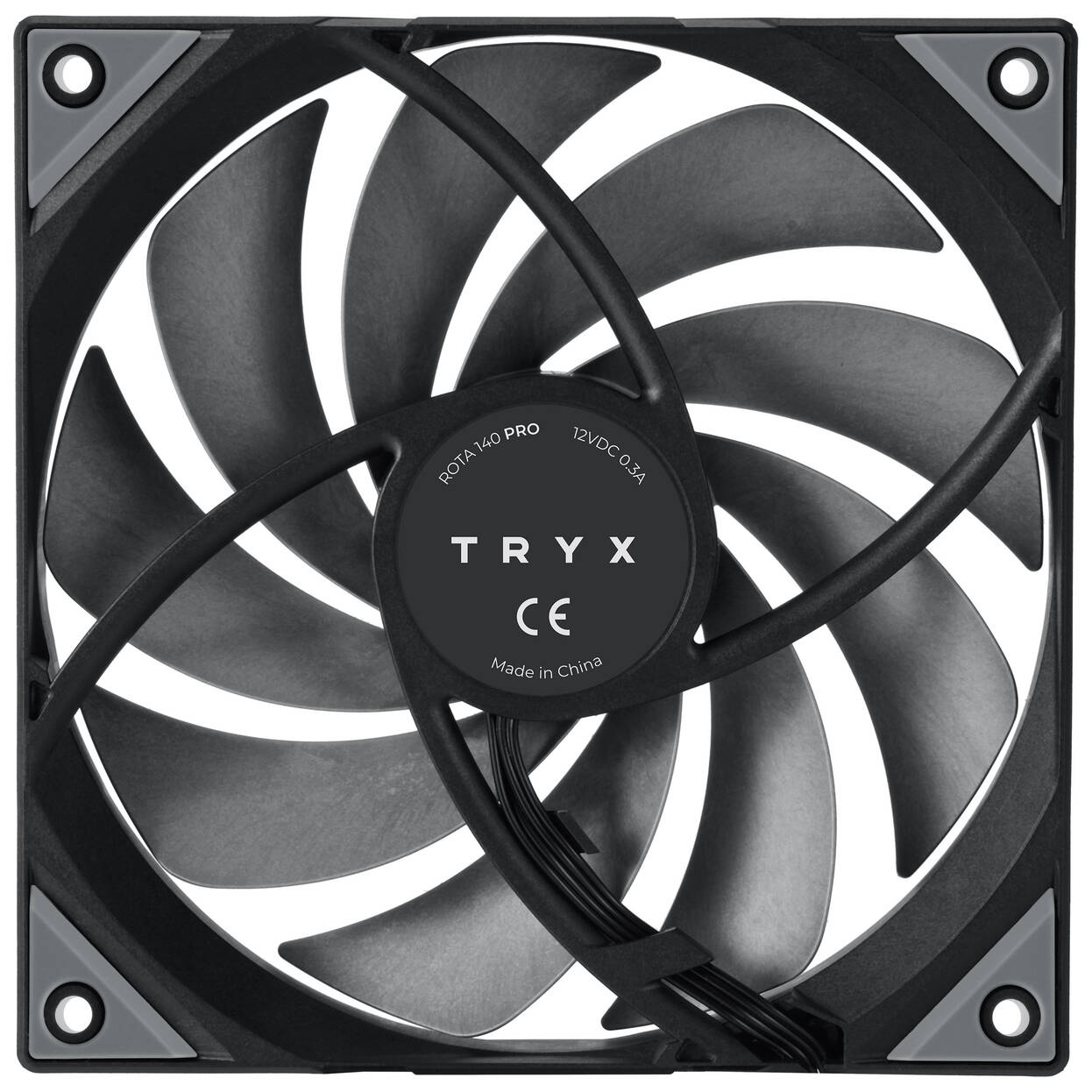 TRYX ROTA Pro 140 PWM Fan – 140mm, Black