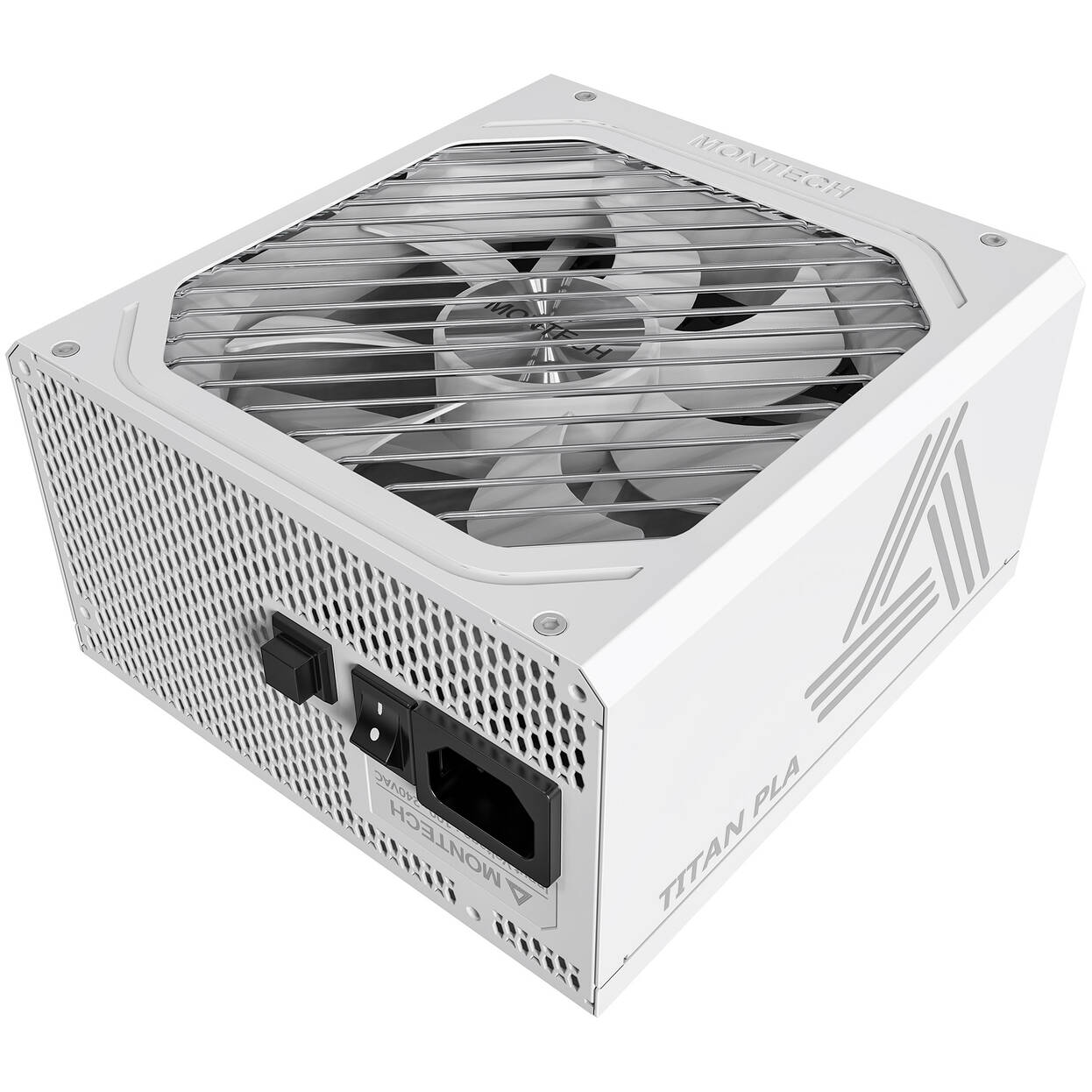 Montech Titan PLA 1000W, 80 PLUS, Cybenetics Platinum, modular, PCIe 5.1 - 1000 watts, white : image 1