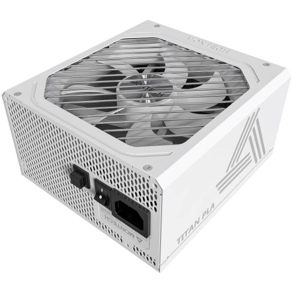 Montech Titan PLA 1200W, 80 PLUS & Cybenetics Platinum, modular, PCIe 5.1 – 1200 watts, white