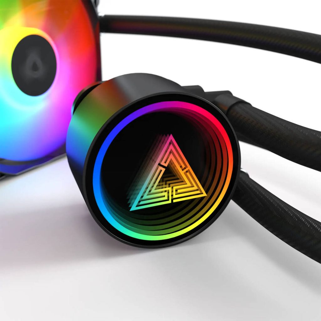 Montech LightFlow ARGB AiO Watercooler - 360mm, black : image 5